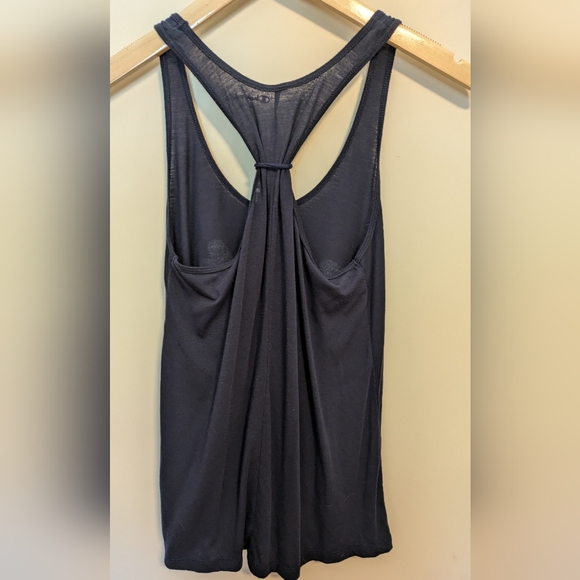 KU Jayhawks Navy Blue Champion Racer Back Tank - Women's Small - Picture 4 of 4